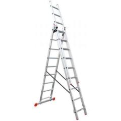 Фото Лестница универсальная раскладная 3х9 ступеней Практика...  - Магазин MASMART
