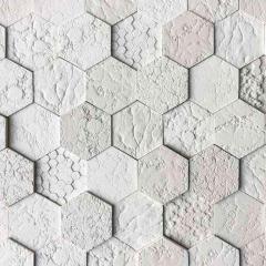 Фото Плитка гипсовая Живой камень Соты 20 прямая 0.33 кв.м  - Магазин MASMART