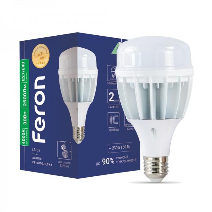 Фото Лампа LED Feron LB-65 30W E27/Е40 4000K - Магазин MASMART