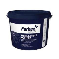 Фото Фарба інтер'єрна Farbex Brilliant White для стель та стін...  - Магазин MASMART