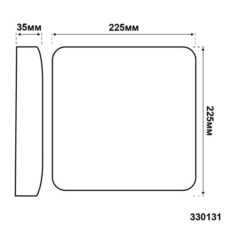 Фото Світильник LED Violux RODOS 24W 5000К  - Магазин MASMART