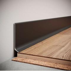 Фото Плинтус алюминиевый KLUCHUK 60х12х2700 мм RAL9005 черный...  - Магазин MASMART