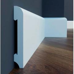 Фото Плінтус дюрополімерний CEZAR LPC-11 78х13х2440 мм білий...  - Магазин MASMART