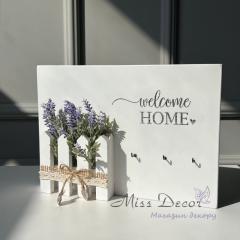 Фото Ключниця Miss Decor Welcome home з лавандою W-5325  - Магазин MASMART