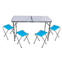 Фото Комплект меблів для пікніка (стіл розкладний 120х60х70 см...  - Магазин MASMART