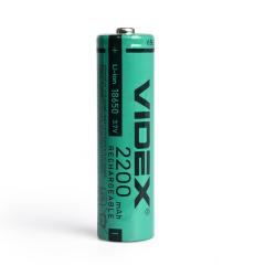 Фото Акумулятор Videx літій-іонний 18650 (без захисту) 2200mAh...  - Магазин MASMART