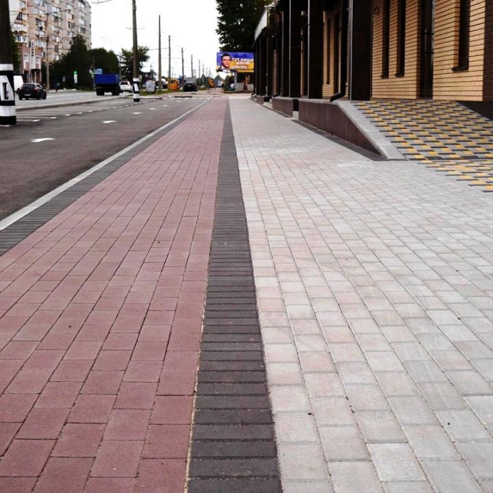 Фото Плитка тротуарна ЗМ Цегла 20х10 8см (червоний)  - Магазин MASMART
