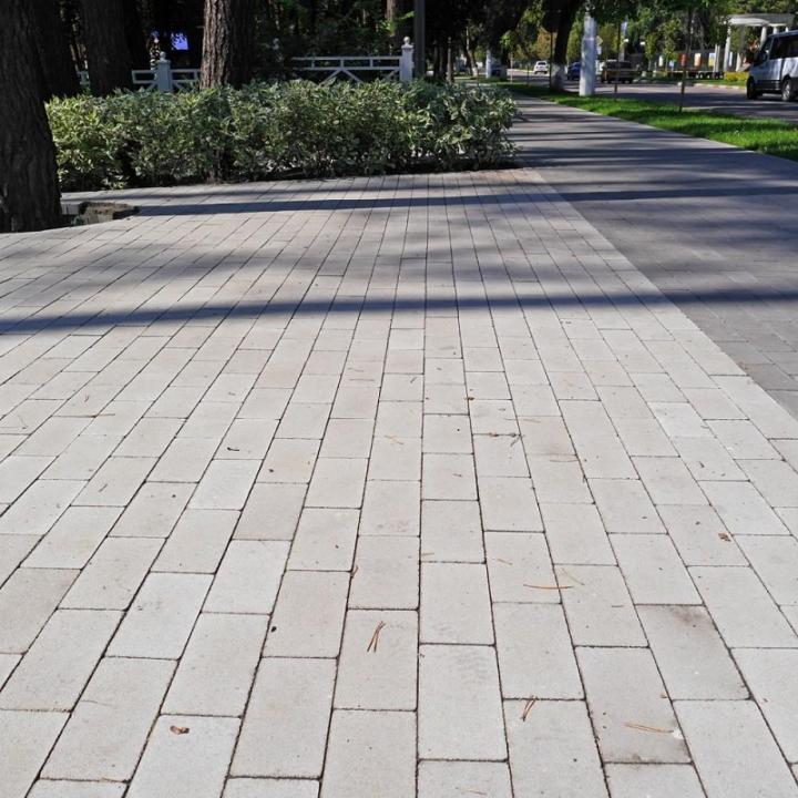 Фото Плитка тротуарна ЗМ Цегла 20х10 8см (персикова) б/ф  - Магазин MASMART