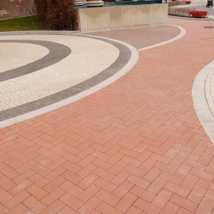 Фото Плитка тротуарна ЗМ Цегла 20х10 8см (персикова) б/ф  - Магазин MASMART