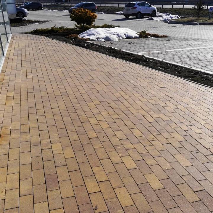 Фото Плитка тротуарная ЗМ Кирпич 20х10 6см (порта) без фаски  - Магазин MASMART