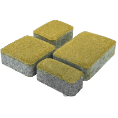 Фото Плитка тротуарная ЗМ Старый город 6 см горчичная  - Магазин MASMART