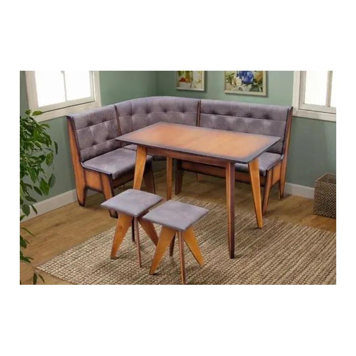 Фото Кухонный комплект Лаундж (уголок + стол + 2 табурета) - Магазин MASMART