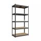 Фото Стеллаж Меткас Бюджет антрацит (1800х900х300 мм) 175 кг/полку, 5 полок, МДФ, крашеный, металлический  - Магазин MASMART