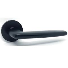 Фото Ручка на розетке Genrich R27.766 МВР черный матовый  - Магазин MASMART