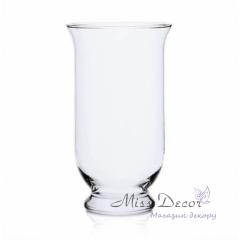 Фото Ваза скляна Miss Decor D-3766 25 см  - Магазин MASMART