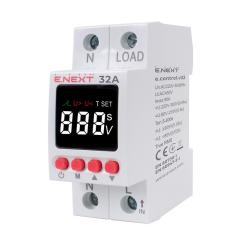 Фото Реле напряжения E.Next e.control.v32 32А с индикацией...  - Магазин MASMART