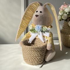 Фото Кролик с корзиной Miss Decor  - Магазин MASMART