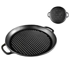 Фото Жаровня-гриль чавунна Maysternya 34х4 см (340-40GR)  - Магазин MASMART