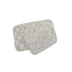 Фото Набір килимків Irya - Cora gri сірий 50х80/35х55  - Магазин MASMART