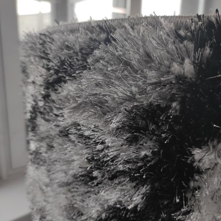 Фото Доріжка 3D SHAGGY 1.20 GREY/BLACK P B111 ширина 1,2 м високий ворс  - Магазин MASMART