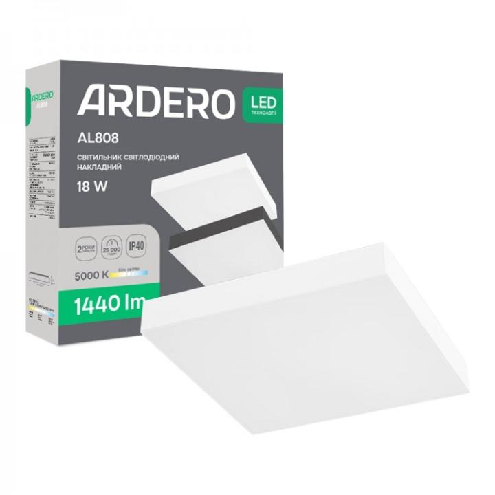 Фото Світильник LED Ardero AL808ARD 18W 5000K - Магазин MASMART