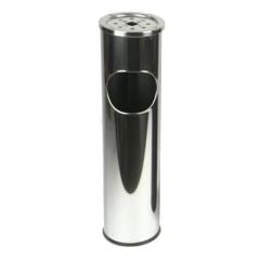 Фото Урна-пепельница 8 л EF-1456-8L нержавеющая сталь  - Магазин MASMART