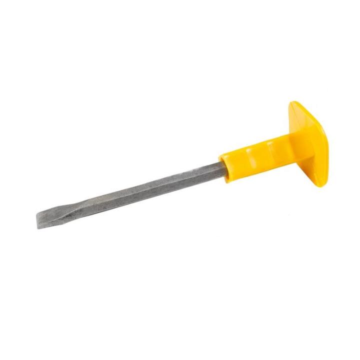 Фото Зубило по каменю Mastertool з захисною ручкою TPR 300х16х22 мм 03-0300 - Магазин MASMART