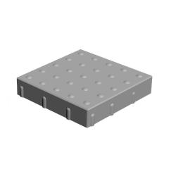 Фото Тактильна плитка Шаблон Уваги (гудзики) 30х30х6 сіра  - Магазин MASMART