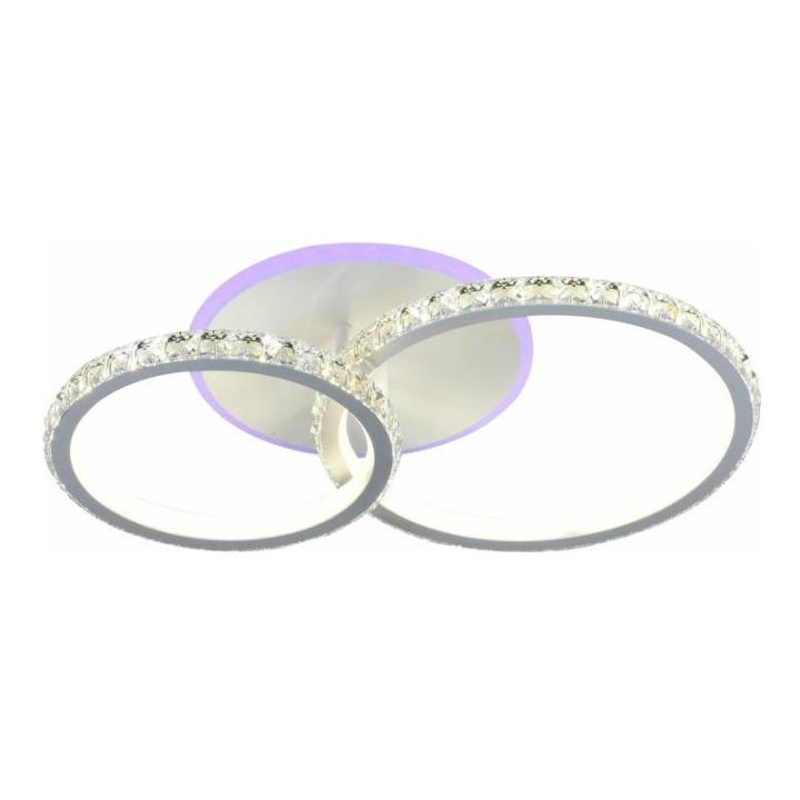Фото Люстра LED Sirius DK5864/2 WH (RGB) 116+6.5W  - Магазин MASMART