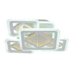 Фото Люстра LED Sirius LI8885/4C WH (BL+YL) 118W+46W  - Магазин MASMART