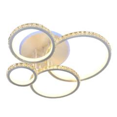 Фото Люстра светодиодная Sirius DK5864/4 WH (RGB) 232W+8W  - Магазин MASMART