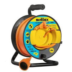 Фото Удлинитель на катушке Svittex 4 гнезда (провод 2х1,5) с...  - Магазин MASMART