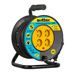 Фото Удлинитель на катушке Svittex 4 гнезда (провод 2х1,5)...  - Магазин MASMART