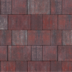Фото Тротуарная плитка Brukland Симфония (Гранат) 60 мм  - Магазин MASMART