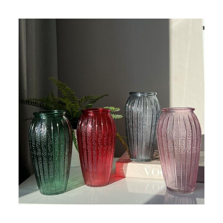 Фото Ваза скляна Miss Decor dx23-070-1  - Магазин MASMART