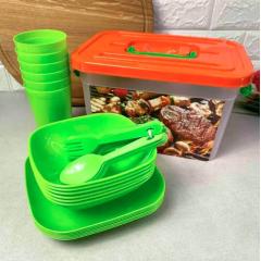 Фото Набор посуды Пикник на 6 персон  - Магазин MASMART