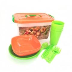 Фото Набір посуду Пікнік на 4 персони  - Магазин MASMART