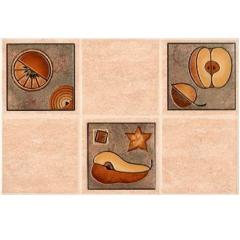 Фото Декор Intercerama Lucia темно-бежевий Д21022-2 23х35  - Магазин MASMART