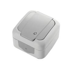 Фото Розетка одинарна із заземленням Viko Palmiye сірий  - Магазин MASMART