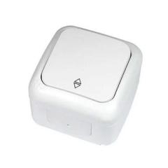 Фото Вимикач одноклавішний прохідний Viko Palmiye білий  - Магазин MASMART