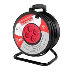 Фото Удлинитель на катушке E.Next 4 гнезда (провод 3х1,5)...  - Магазин MASMART