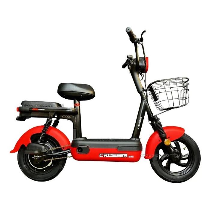 Фото Електровелосипед CROSSER Mini (450W, 48V, 15Ah, 30 км/год, 40 км запас хода, максимальне навантаженння 130 кг) - Магазин MASMART