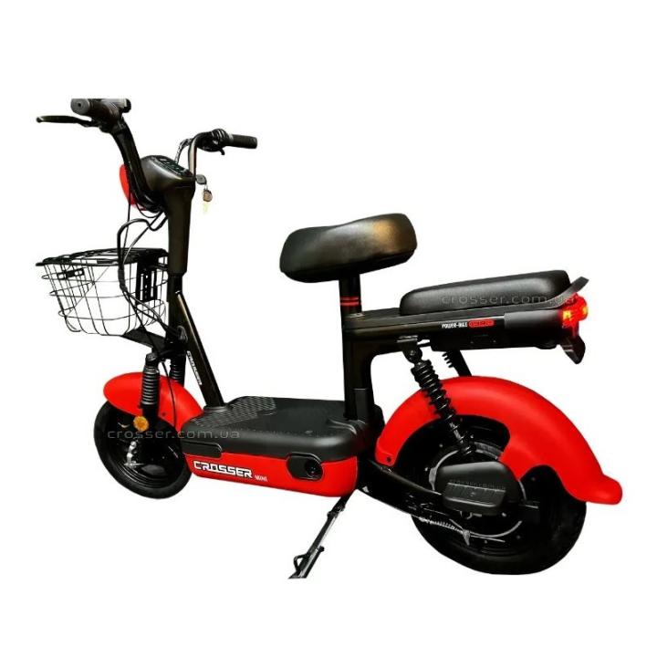 Фото Електровелосипед CROSSER Mini (450W, 48V, 15Ah, 30 км/год, 40 км запас хода, максимальне навантаженння 130 кг)  - Магазин MASMART