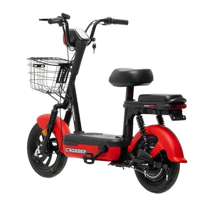 Фото Електровелосипед CROSSER Mini (450W, 48V, 15Ah, 30 км/год, 40 км запас хода, максимальне навантаженння 130 кг)  - Магазин MASMART
