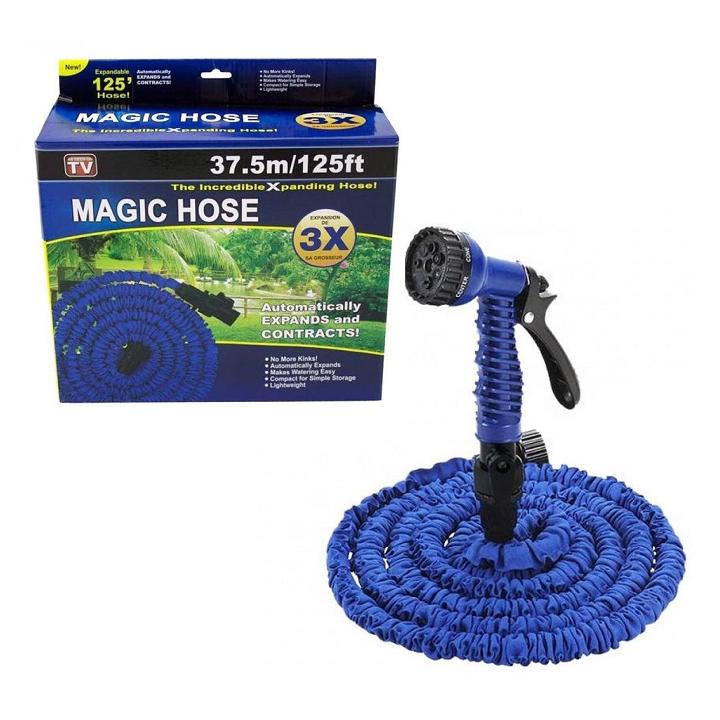 Фото Шланг для поливу Magic Hose з розпилювачем 12,5-37,5м/125Ft - Магазин MASMART
