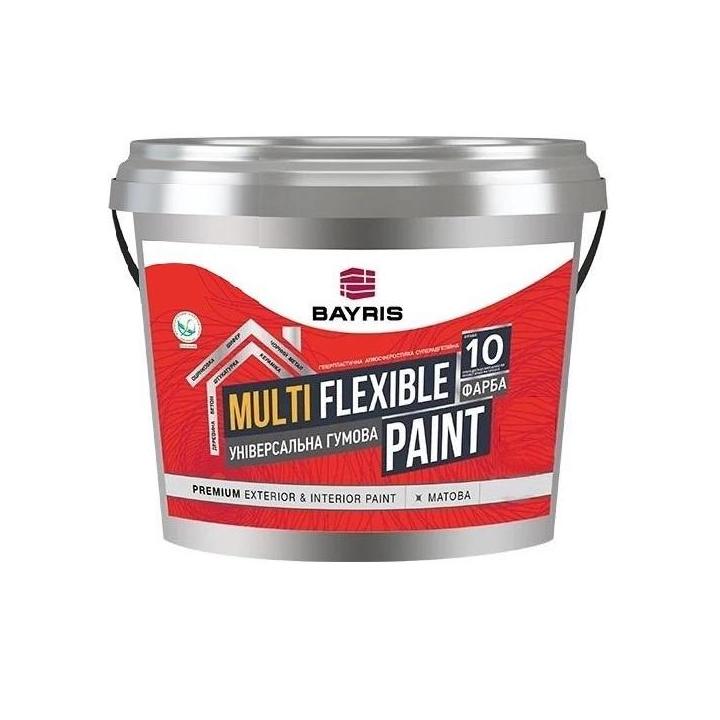 Фото Фарба гумова BAYRIS Multi Flexible Paint RAL 8017 (коричнева) 10 кг - Магазин MASMART