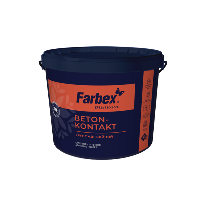 Фото Грунт адгезійний Бетон-Контакт Farbex 14 кг - Магазин MASMART