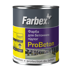 Фото Фарба для бетонних підлог Farbex Pro BETON графіт 2,8 кг  - Магазин MASMART