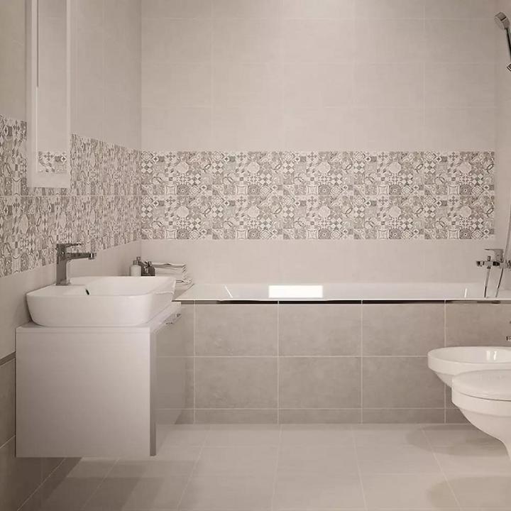 Фото Плитка Cersanit Margo світло-сіра 25x40 см  - Магазин MASMART