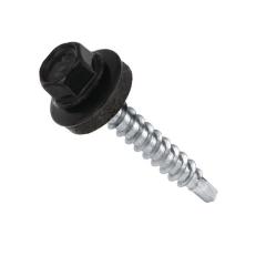 Фото 9005 Саморіз покрівельний зі свердлом в дерево 4,8х35...  - Магазин MASMART